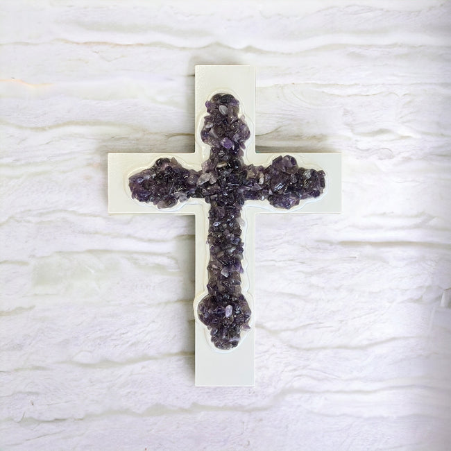 Amethyst Crystal Cross