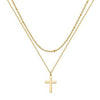 18k Gold-plated Double Chain Necklace