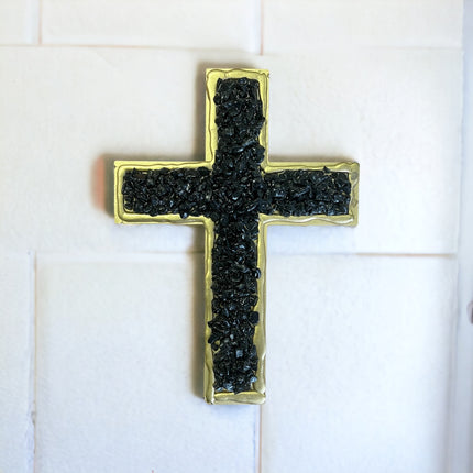 Black Tourmaline Cross