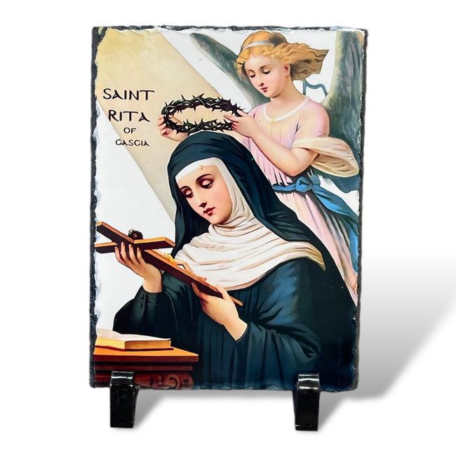 Saint Rita Slate Icon