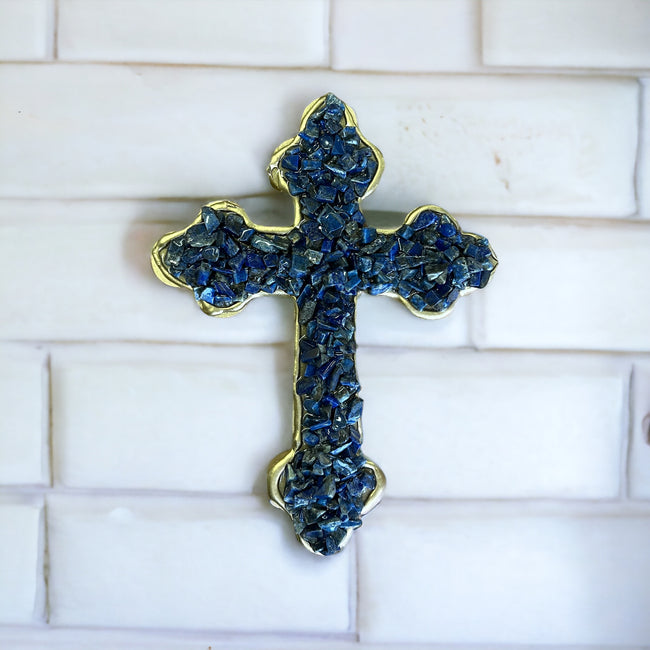 Lapis Lazuli Cross