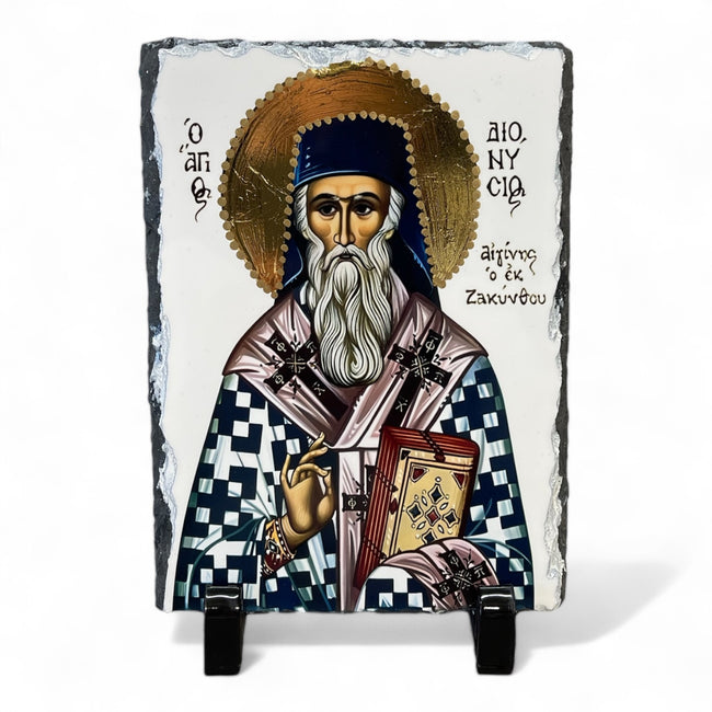 Saint Dionysius Slate Icon
