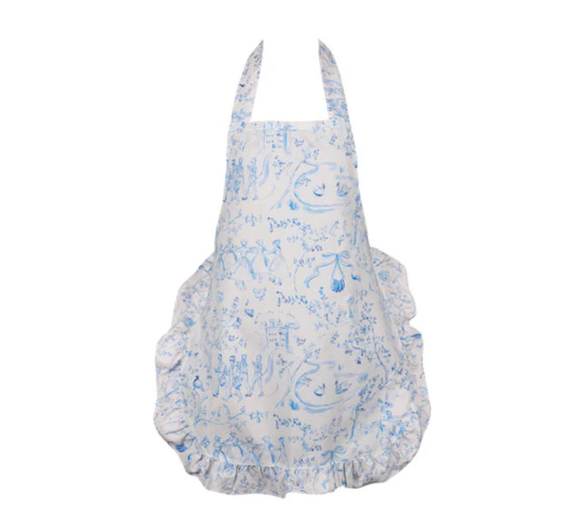 December Frost Cotton Apron