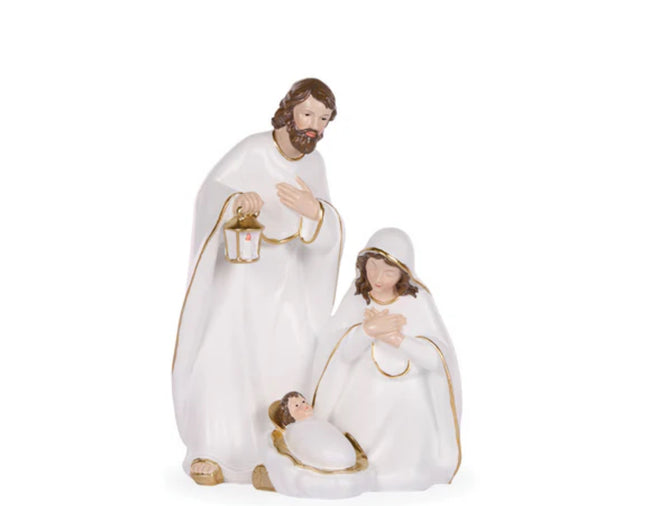White & Gold Nativity