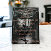 Tile Icon Of Jesus With The Lords Prayer In Arabic