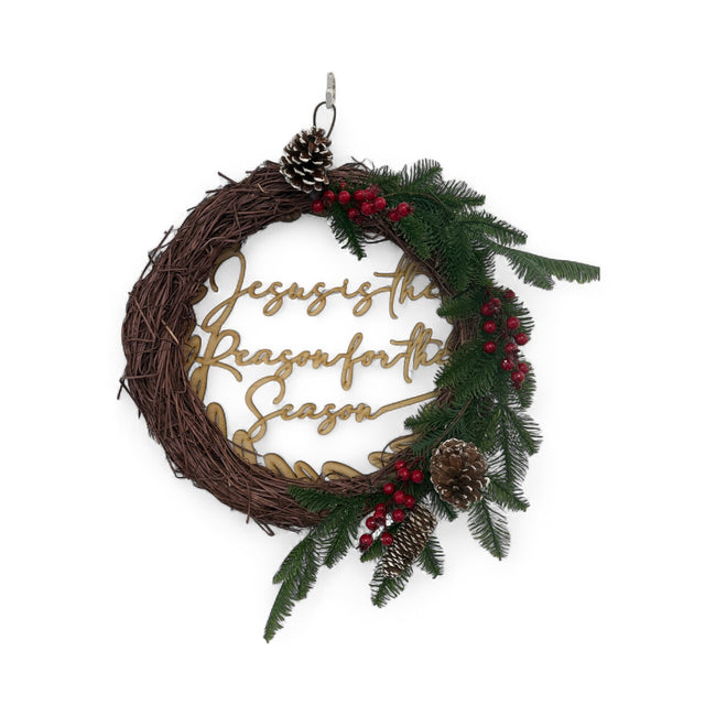 Jesus is the reason for the season Christmas Wreath