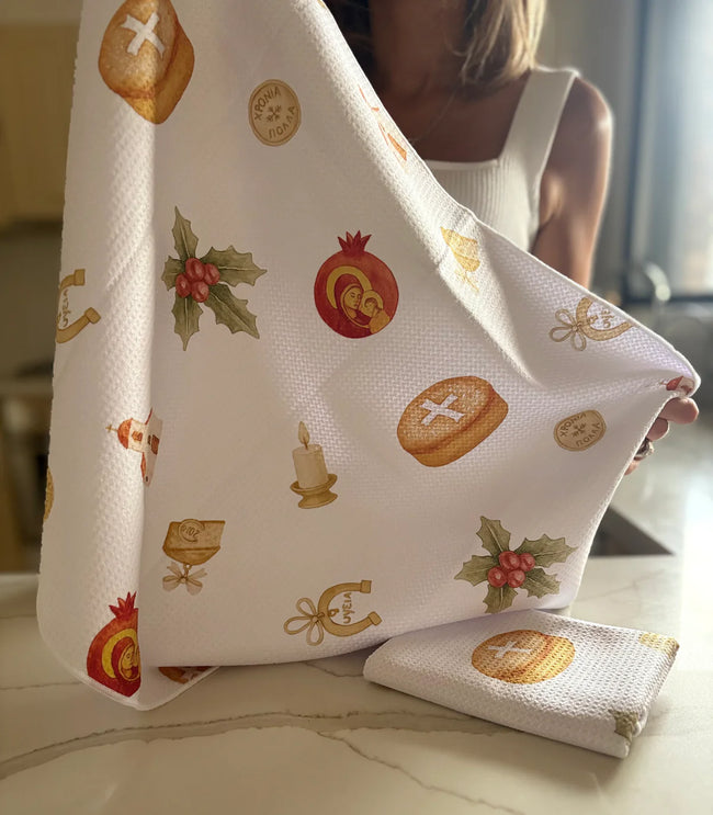 Christmas Twin Pack Tea Towel