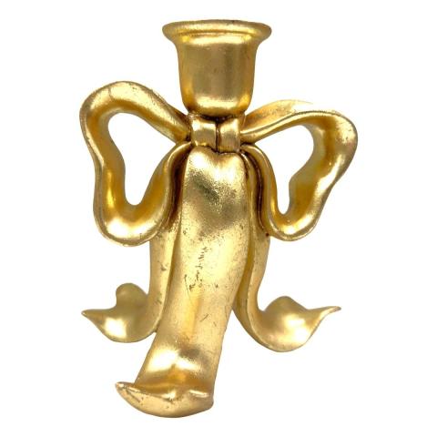 Bow Candle Holder Pair