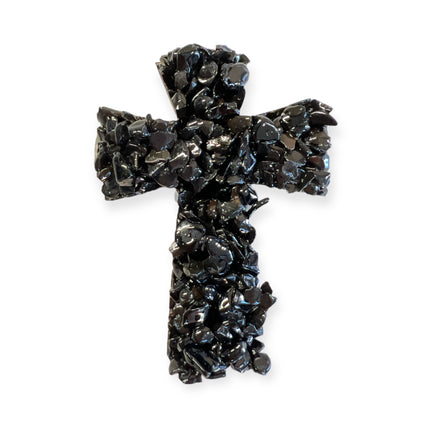 Black Tourmaline Crystal Cross