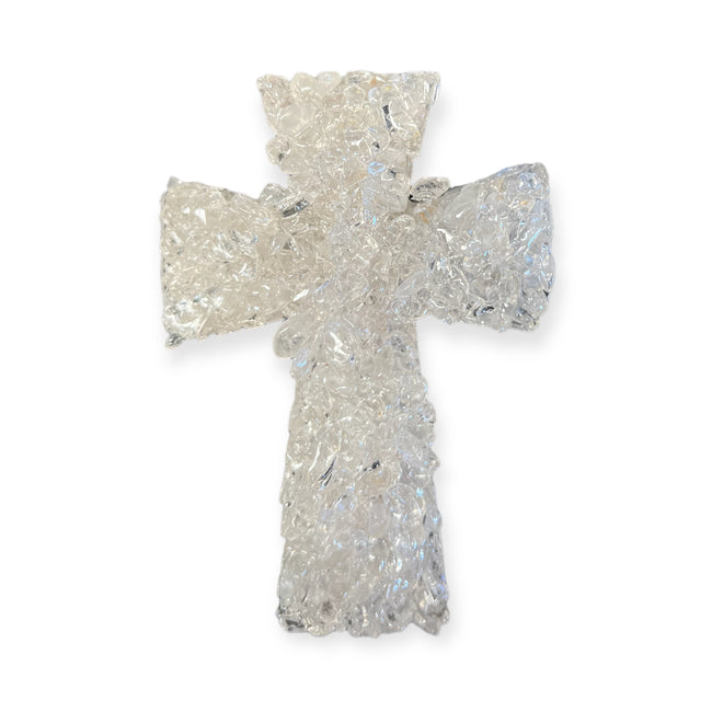 Clear Quartz Crystal Cross