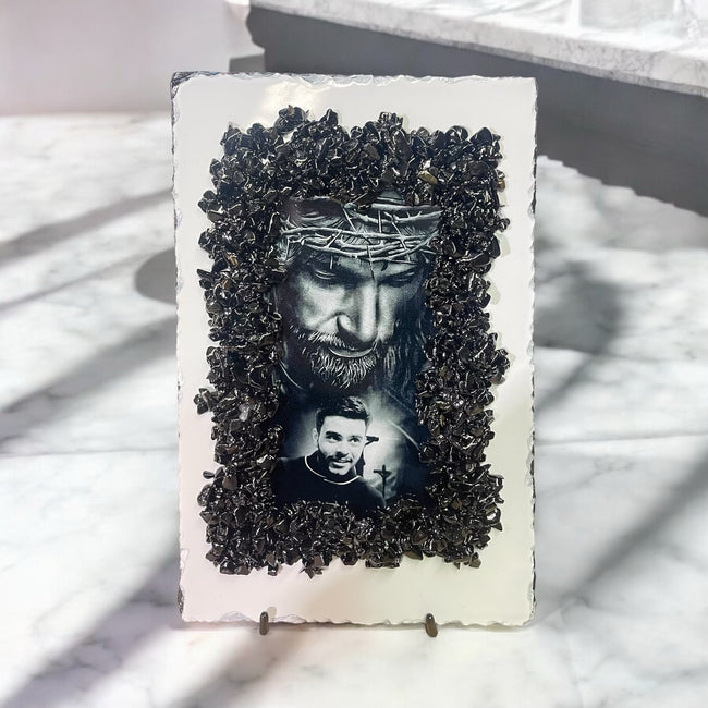 Slate Memorial Crown Of Thorns Icon