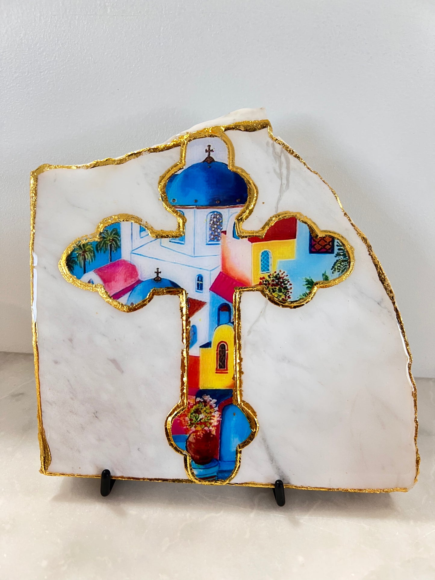 Santorini Orthodox Cross