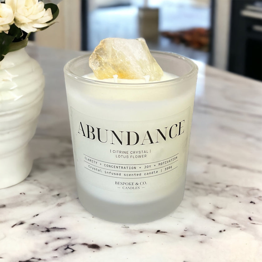Citrine Abundance Candle