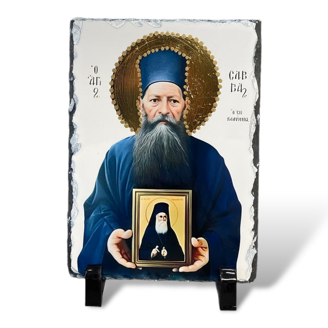 Saint Savvas Slate Icon