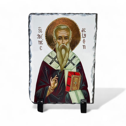 Saint Irenaeus Slate Icon