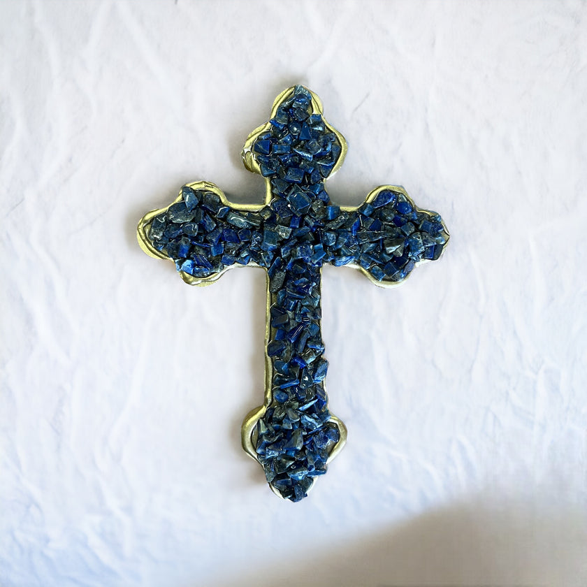 Lapis Lazuli Cross
