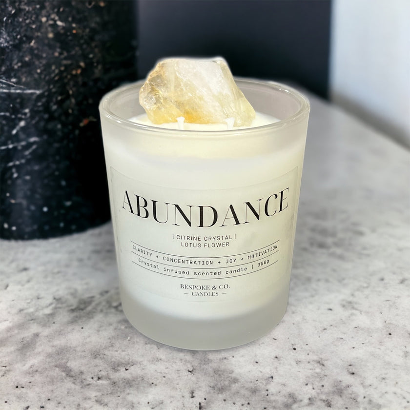 Citrine Abundance Candle