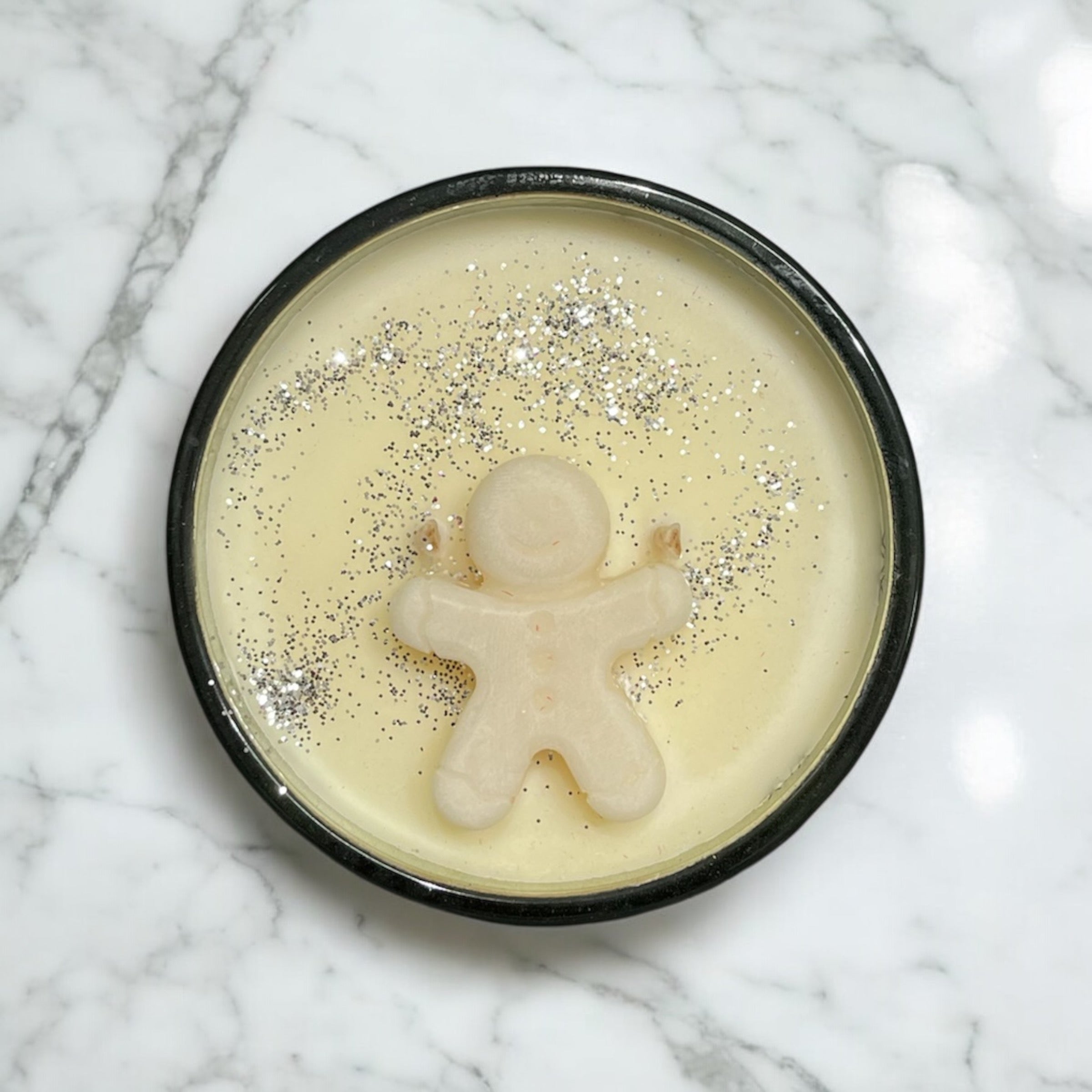 Gingerbread Man Candle