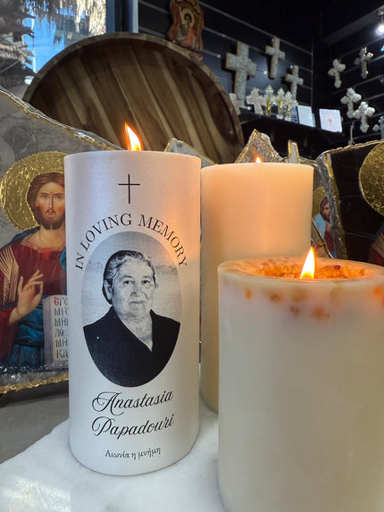 Memorial Pillar Livani Candle
