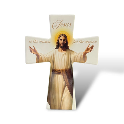 Jesus is the Reason Ceramic Cross