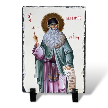 Saint Maximus Slate Icon