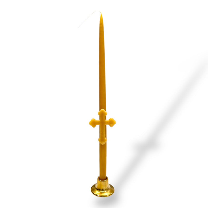 Beeswax Easter Candle