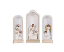 White & Gold Nativity 3 Piece