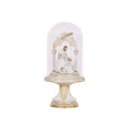 White & Gold Nativity Dome