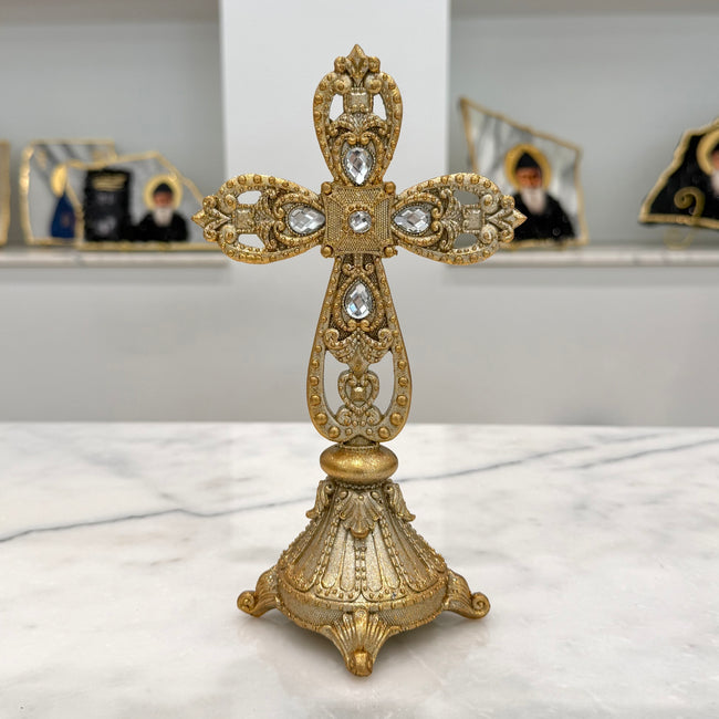Jewelled Standing Cross