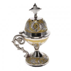 Silver & Gold Incense Burner