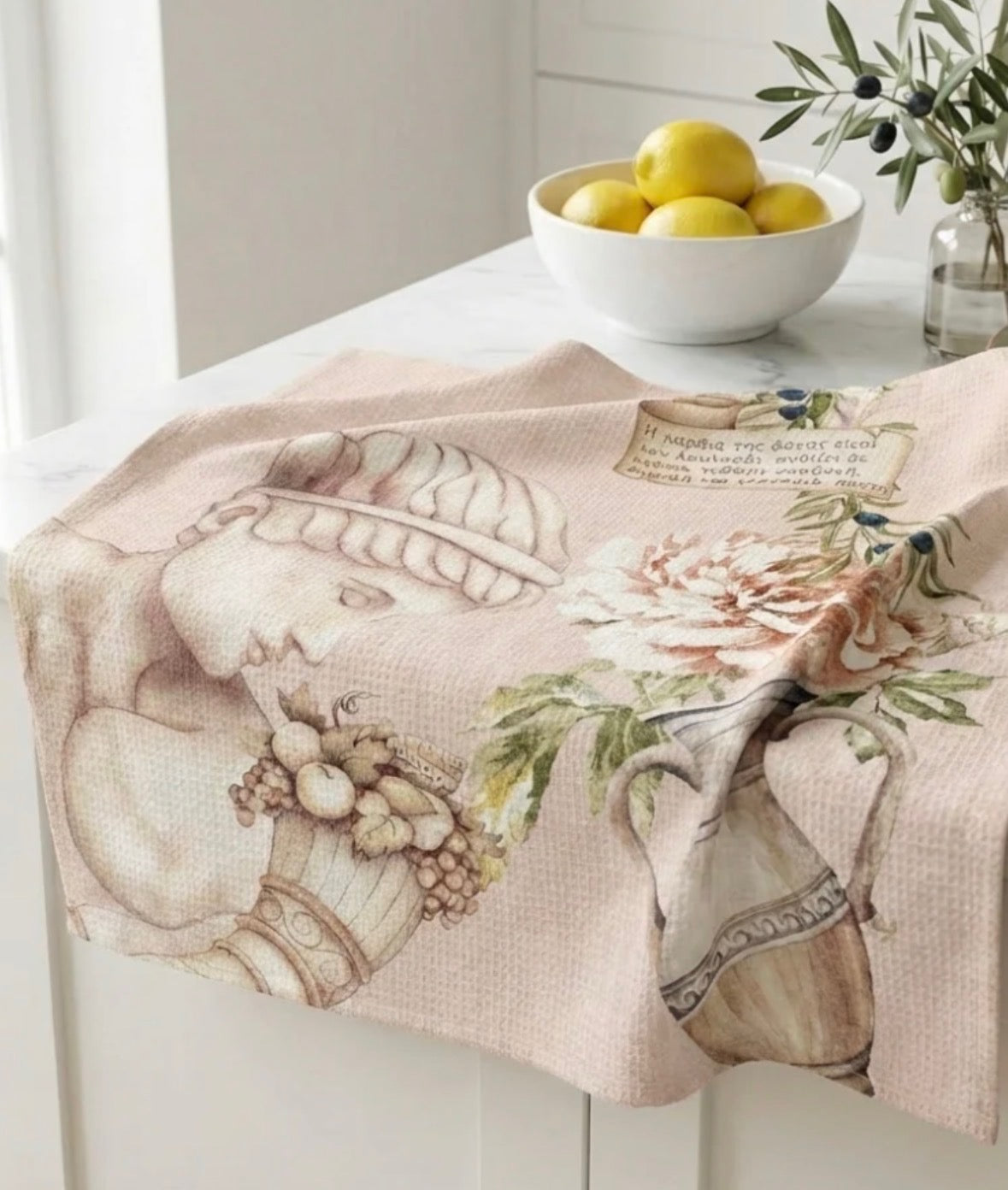 Grecian Tea Towel