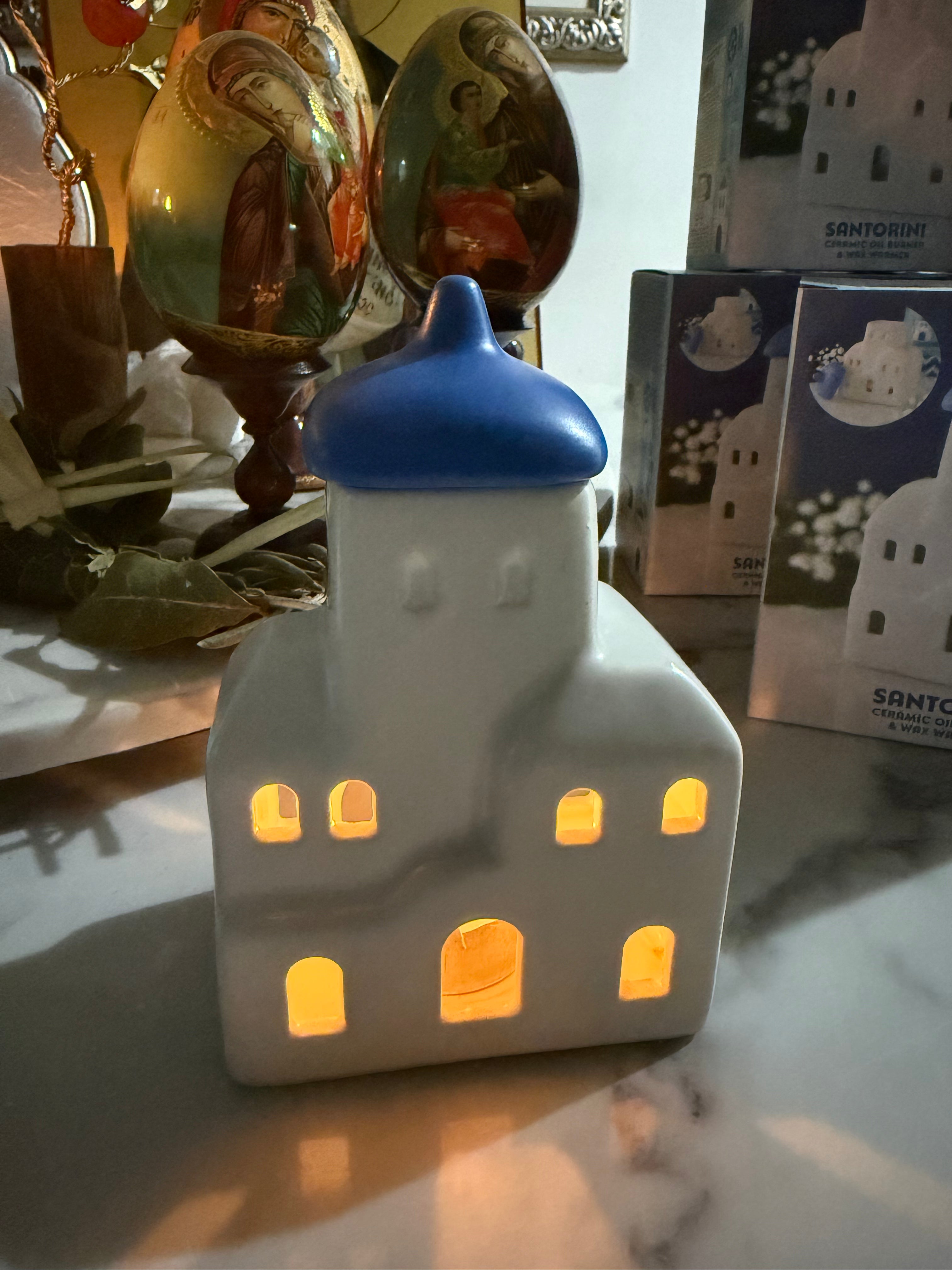 Santorini Ceramic Oil & Wax Warmer