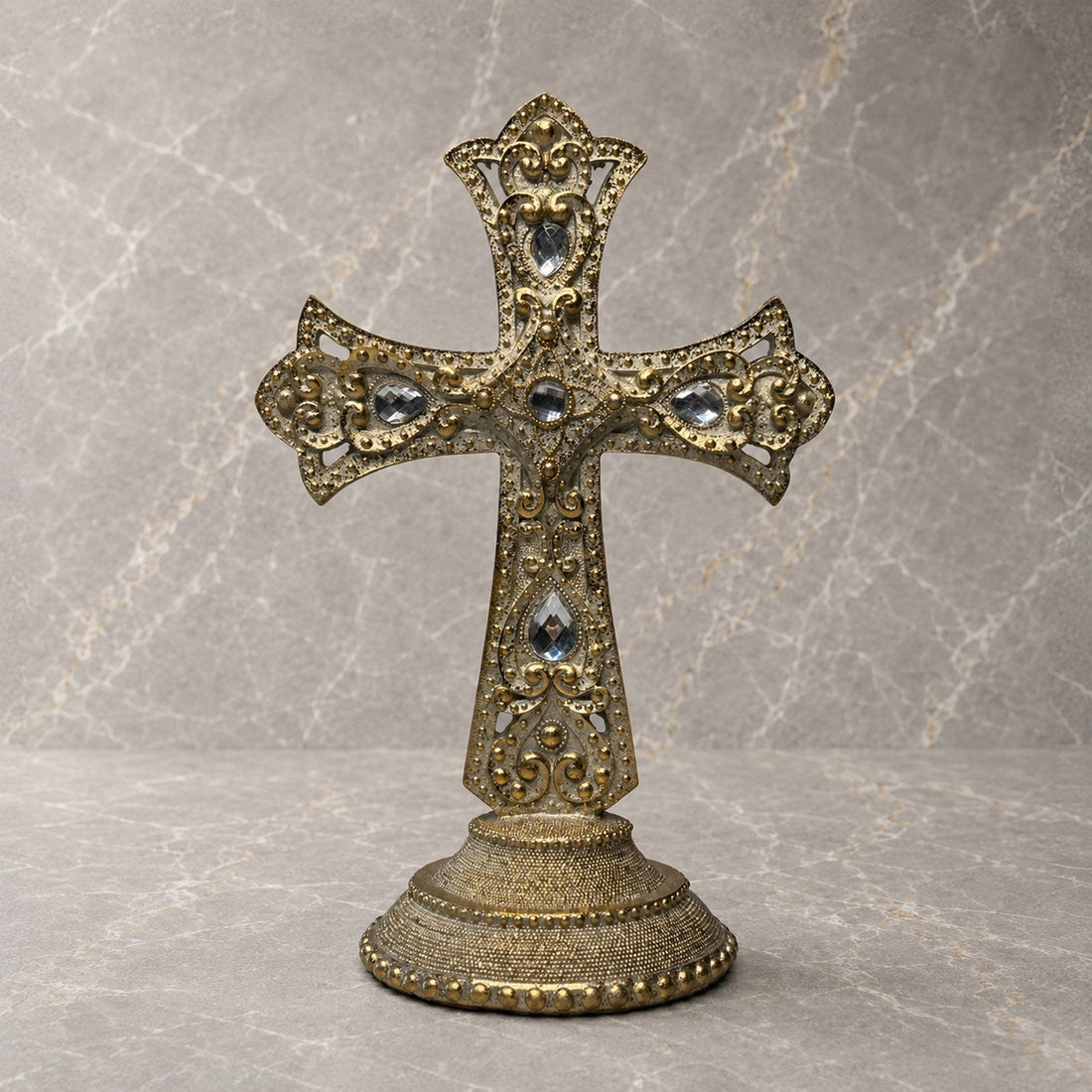 Jewelled Standing Cross
