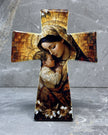 Madonna and Child mosaic cross