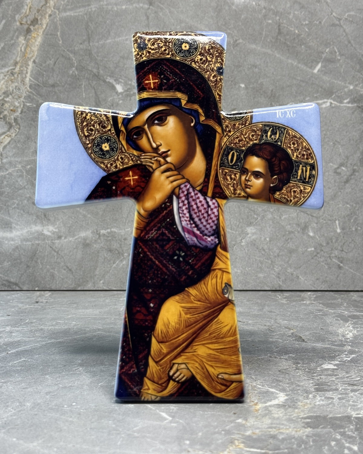 Mother of God Byzantine cross