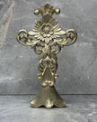 Ornate gold standing cross