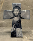 Christ Pantocrator ceramic cross