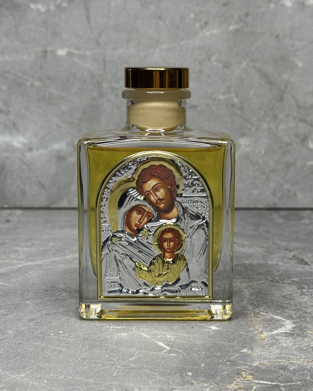 Frankincense room diffuser with Holy Family icon