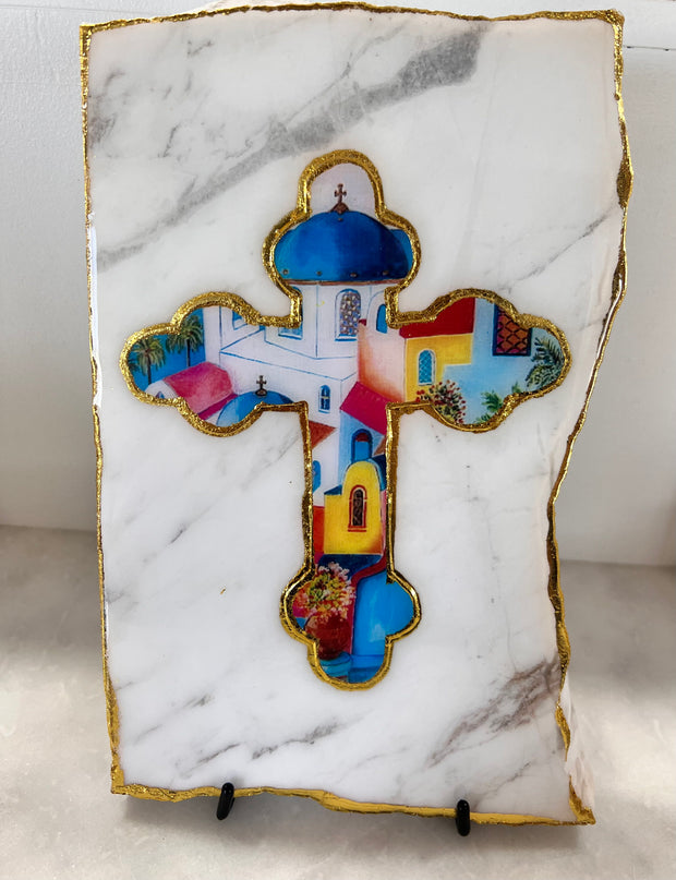 Santorini Orthodox Cross