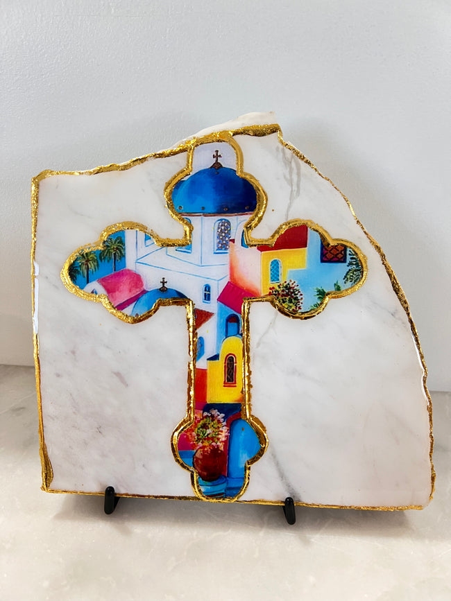Santorini Orthodox Cross