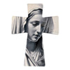 Mother Mary Depicted On A Ceramic Cros
