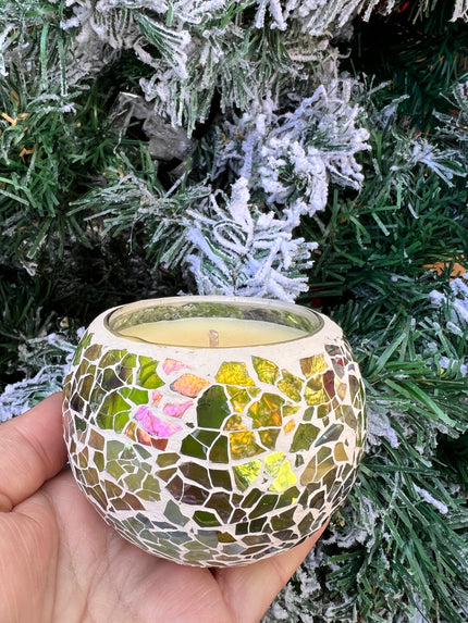 Honeysuckle Mosaic candle