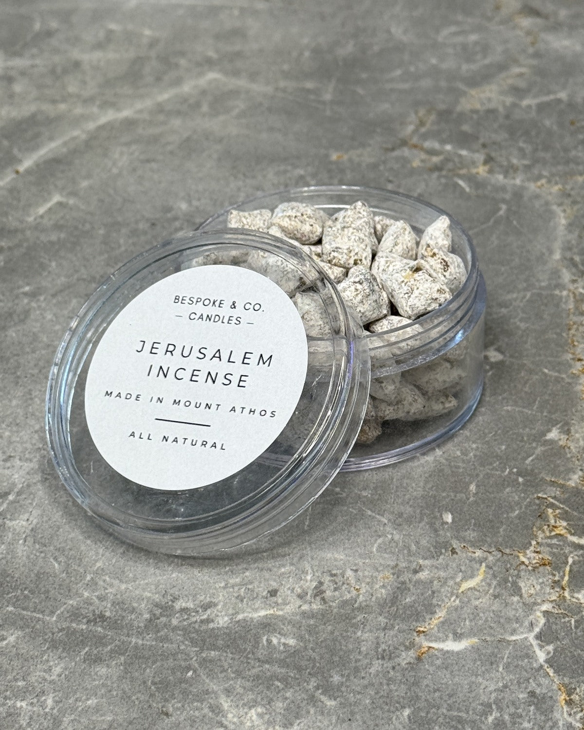 Jerusalem incense in a ceramic pot