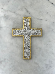 Howlite Crystal Cross