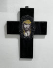 Cross depicted with Jesus.