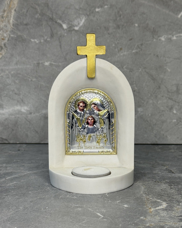 Holy Family Catholic Candle Altar