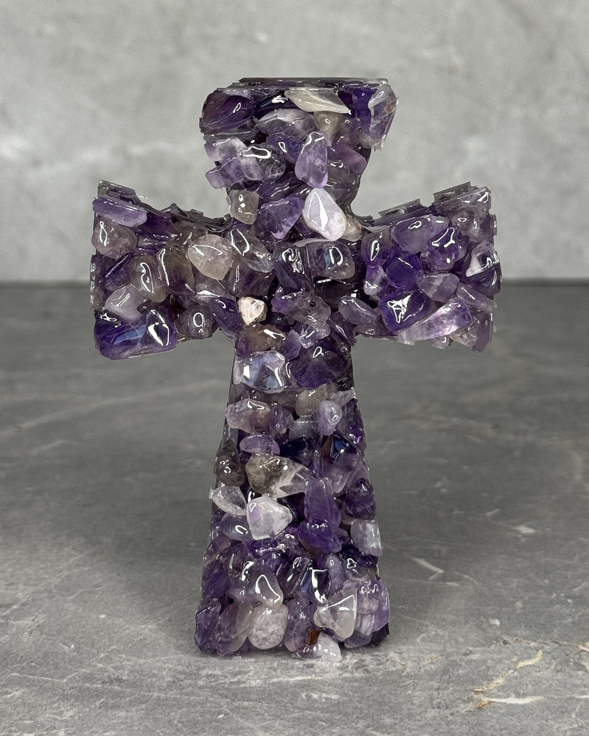 Amethyst Crystal Cross