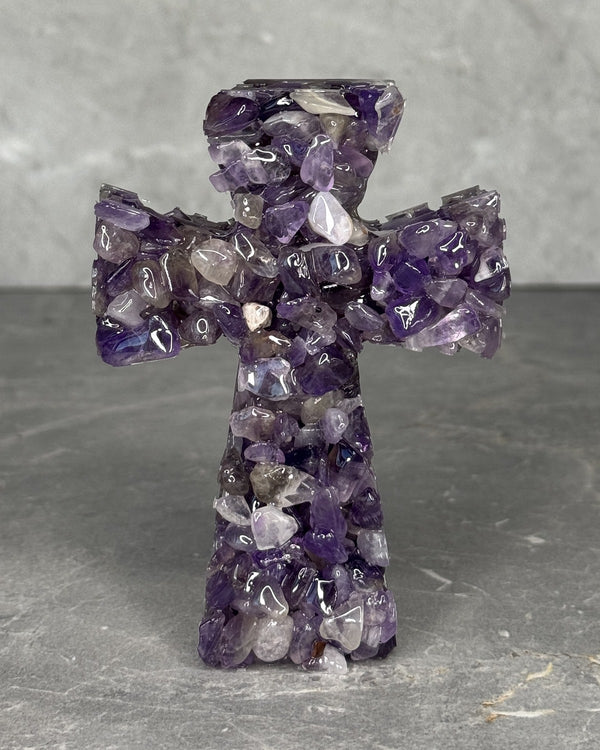 Amethyst Crystal Cross