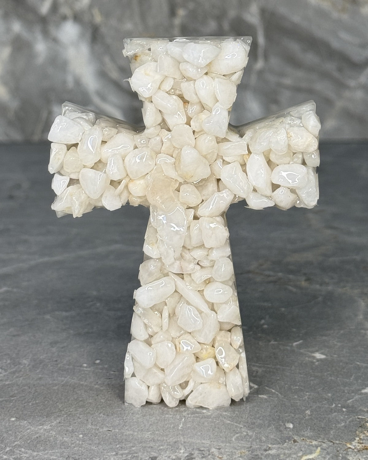 White Quartz Crystal Cross