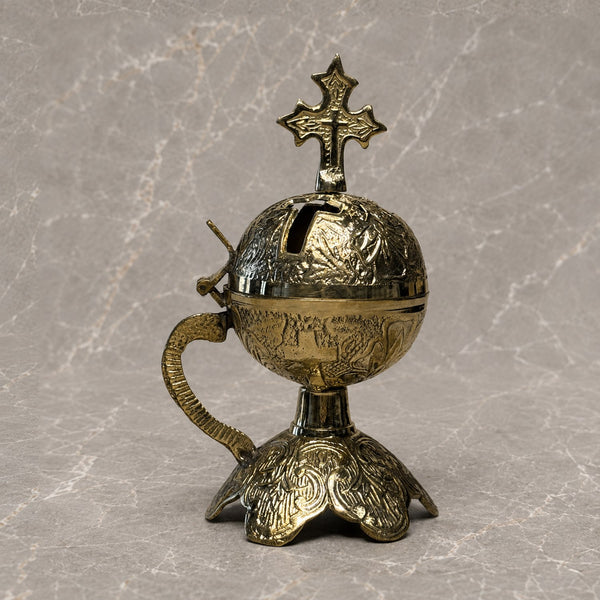 Standing Brass Censer